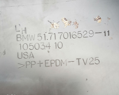 BMW Z4 E85  Seiten Schweller Leiste Verkleidung LINKS Montego blau A51