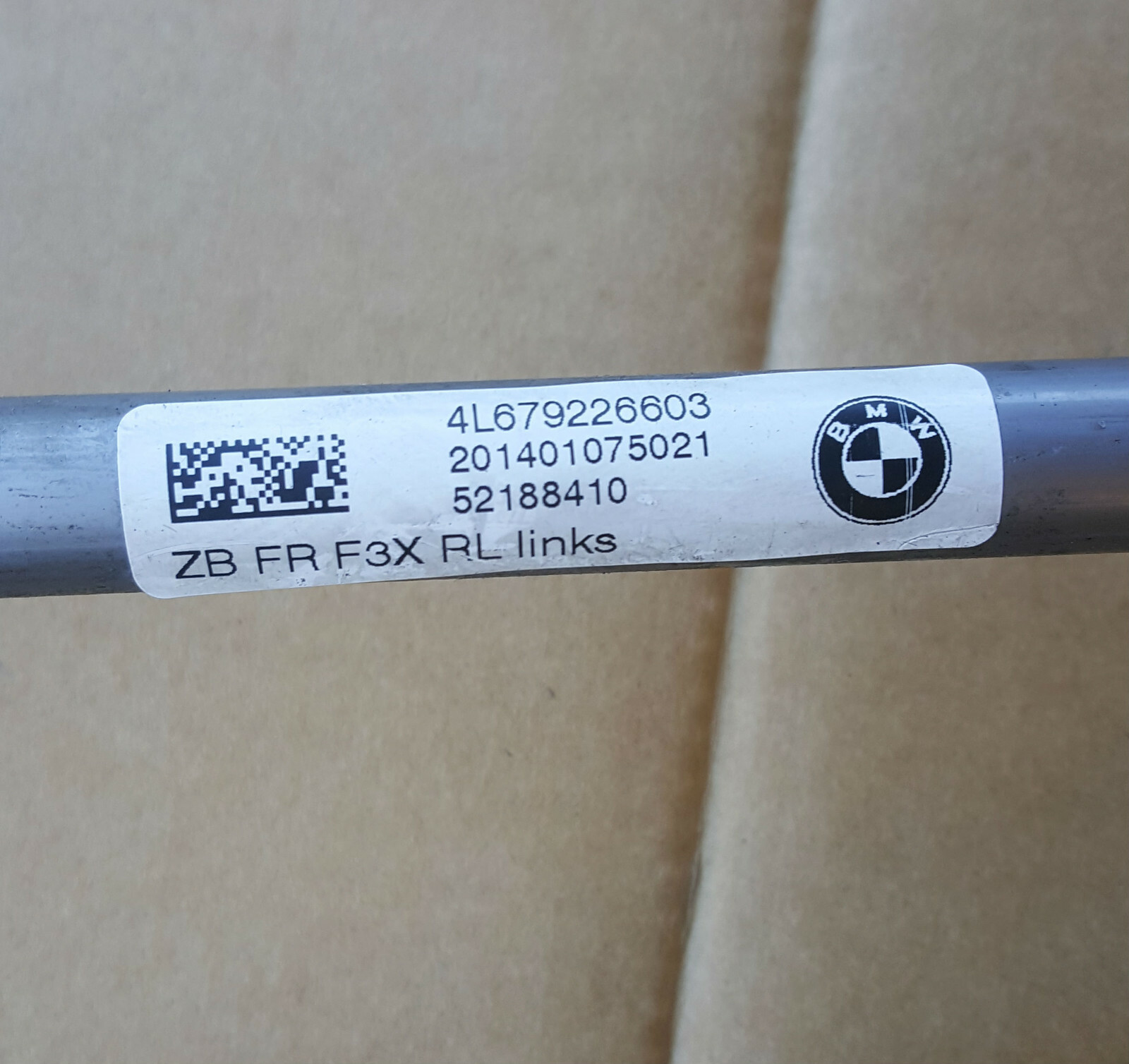 BMW F30 F31 F35 F32 F33 Führungsrohr Handbremse links 6792266 + rechts 6792267