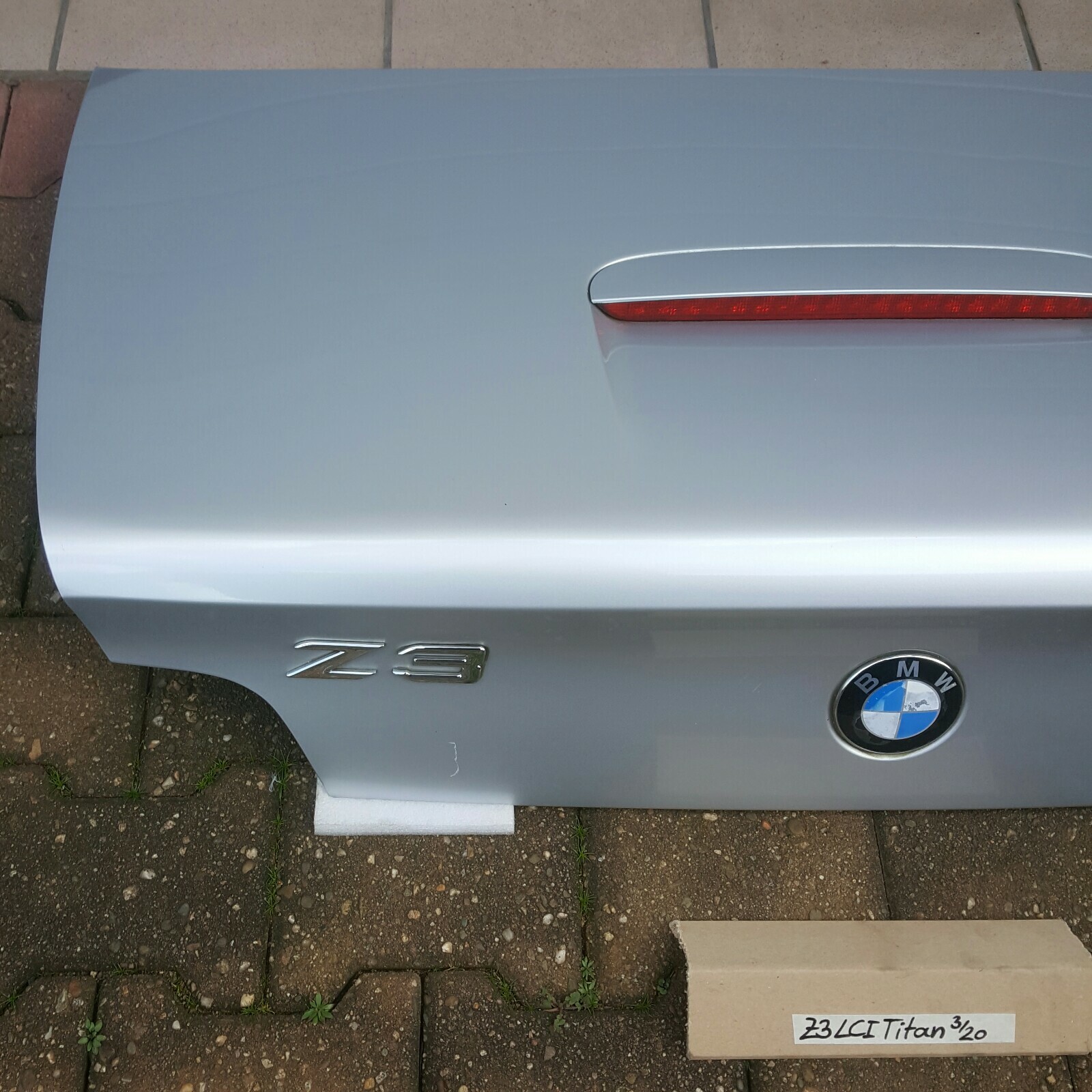 BMW Z3 Roadster Facelift Heckdeckel Kofferraum Deckel Heckklappe Silber ABHOLUNG