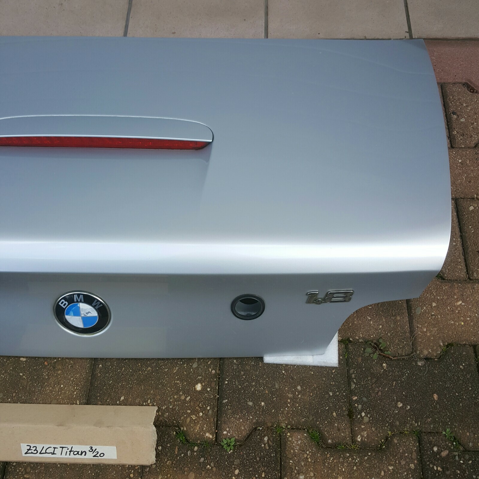 BMW Z3 Roadster Facelift Heckdeckel Kofferraum Deckel Heckklappe Silber ABHOLUNG