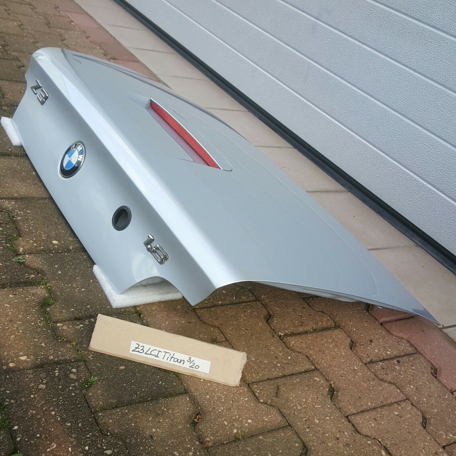 BMW Z3 Roadster Facelift Heckdeckel Kofferraum Deckel Heckklappe Silber ABHOLUNG