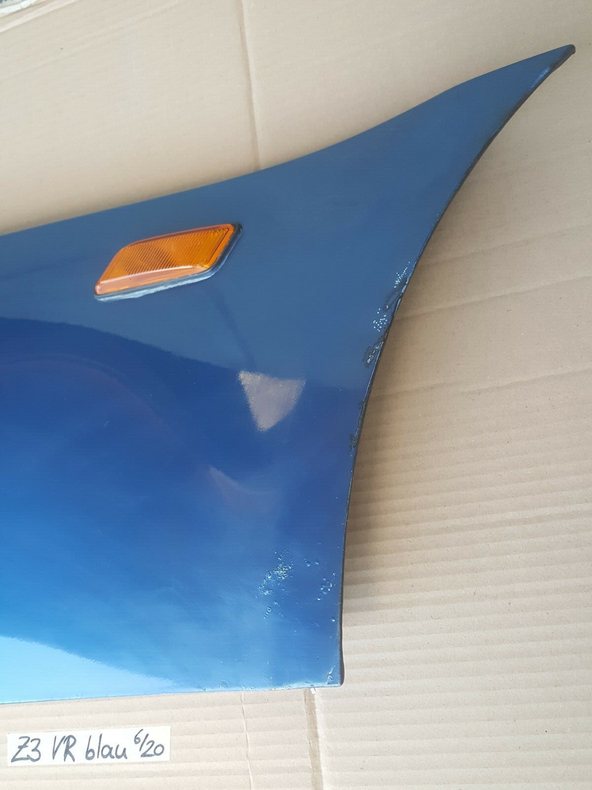 BMW E36 Z3 Roadster Kotflügel Seitenwand  VORNE RECHTS Topas blau