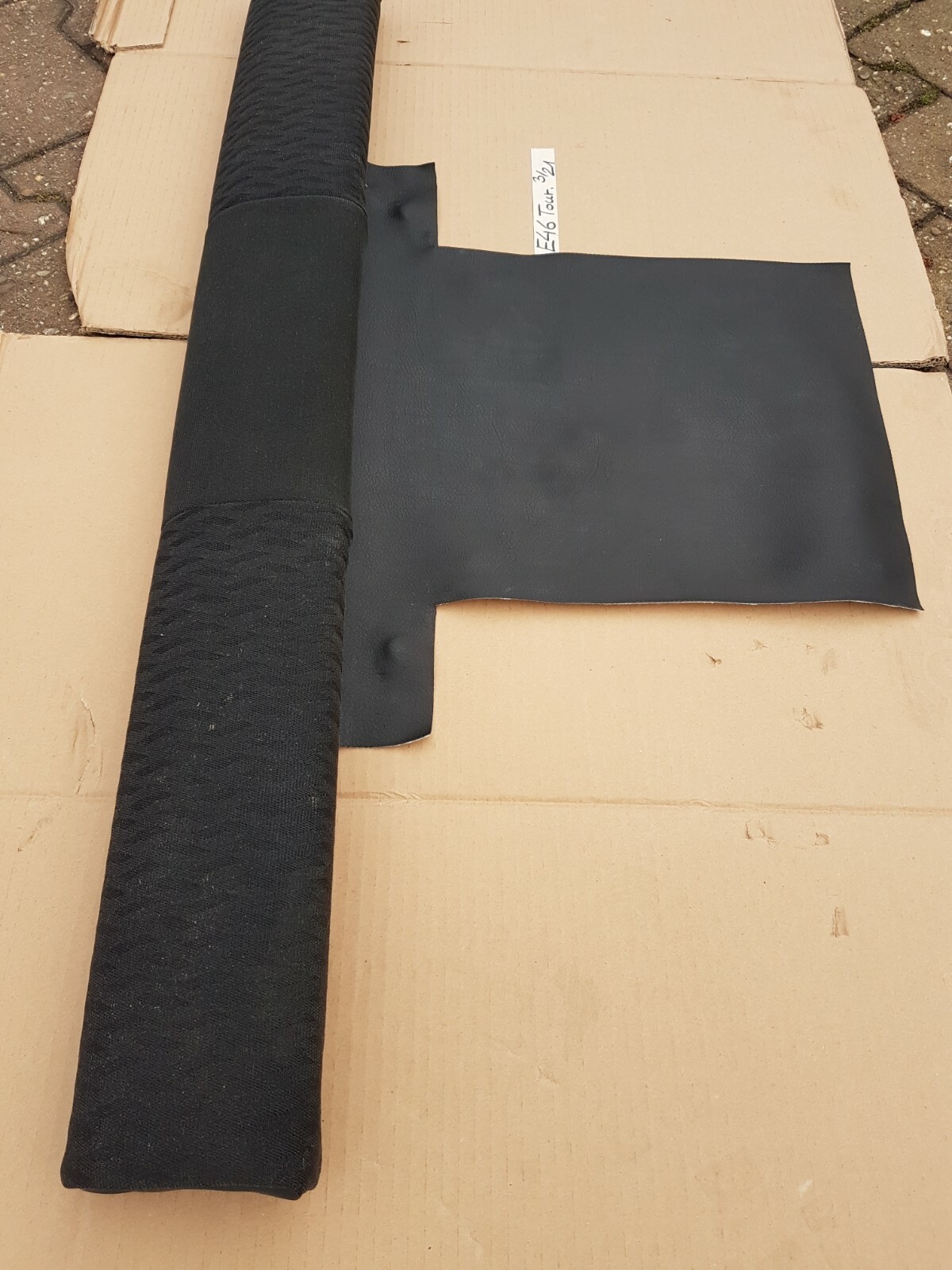 BMW E46 Rücksitzbank Polster Rücksitz Rückbank Unterteil Raute anthrazit 8099839