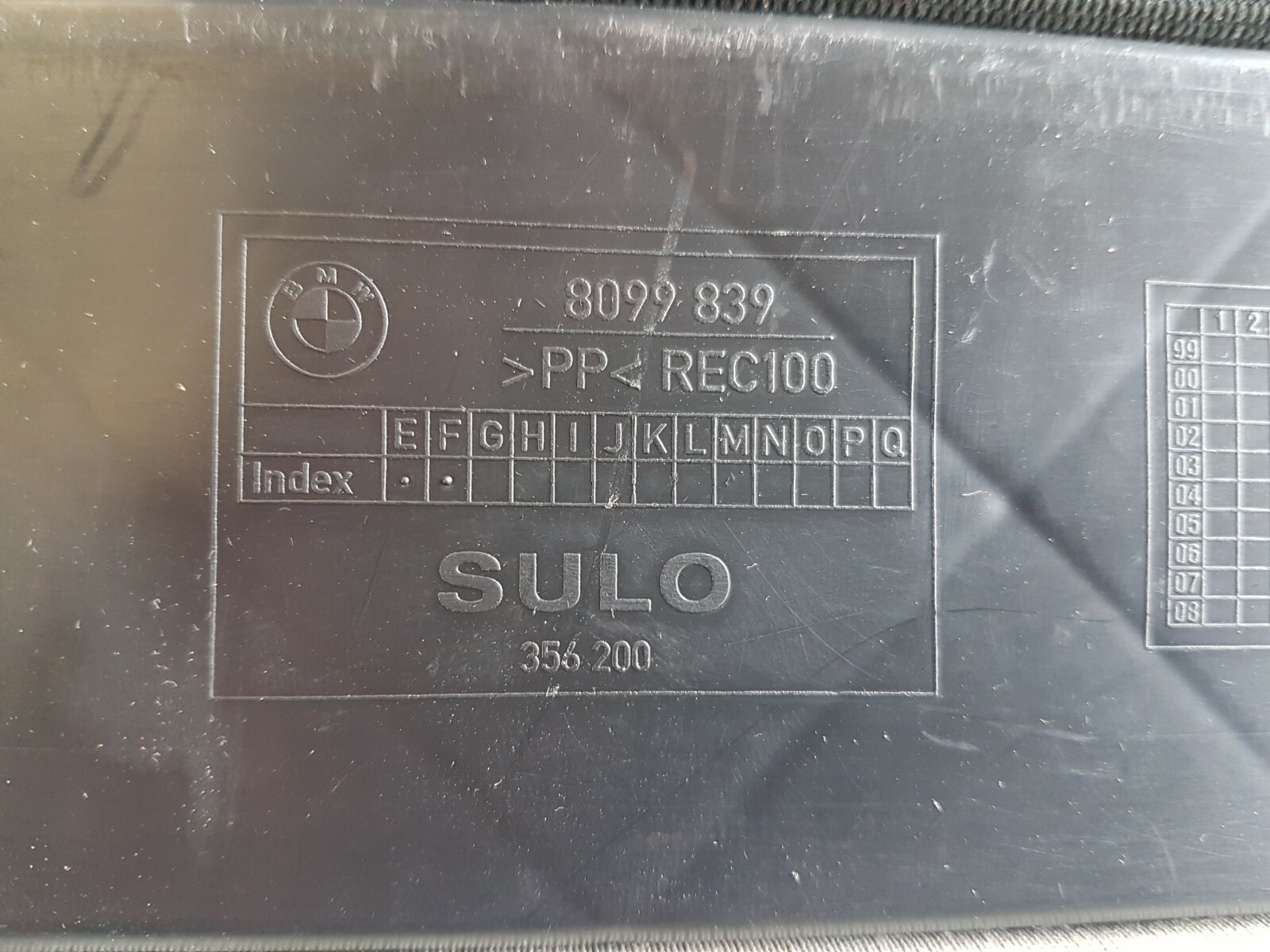 BMW E46 Rücksitzbank Polster Rücksitz Rückbank Unterteil Raute anthrazit 8099839