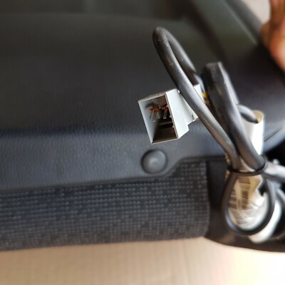 BMW E90 / E91 Beifahrer Stoff Sitz RECHTS Rückenlehne Oberteil Fluid anthrazit 