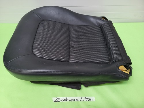 BMW Z3 Roadster Fahrer Sitz Kissen Unterteil Kunst Leder schwarz black  LINKS