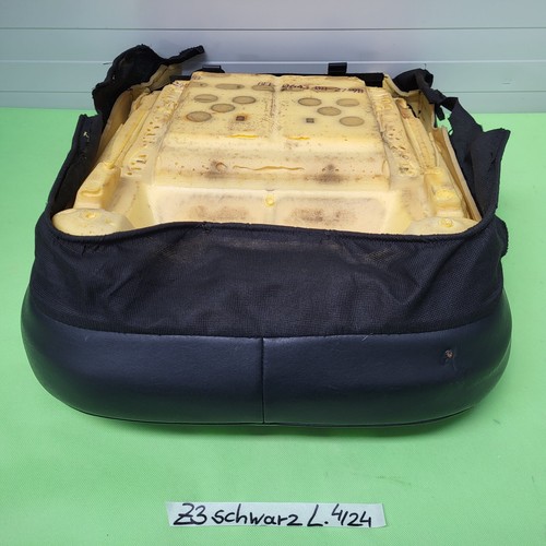 BMW Z3 Roadster Fahrer Sitz Kissen Unterteil Kunst Leder schwarz black  LINKS