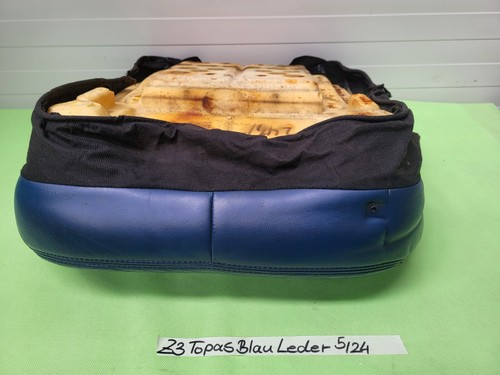 BMW Z3 Roadster Fahrer Sitz Polster Kissen Unterteil Leder Blau OHNE Sitzheizung