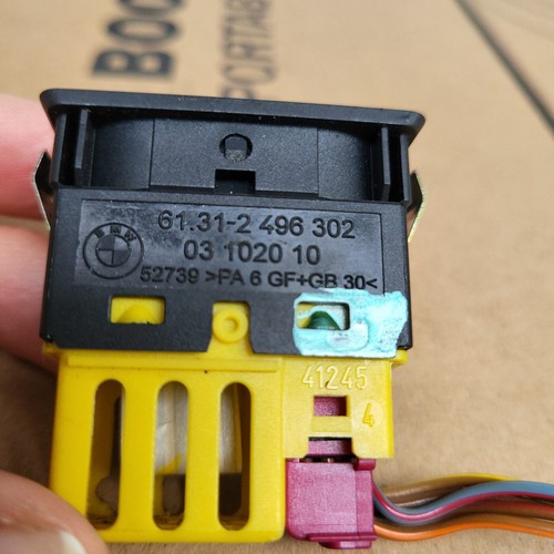 BMW Z3 Roadster Schalter für elektrisches Verdeck 2496302 + Stecker