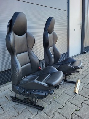 Sitze BMW Z4 E85 Fahrer + Beifahrer Sport Sitz Leder ohne Sitzheizung  ABHOLUNG
