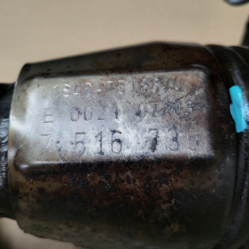 BMW Z4 E85 Katalysator hinten Abgas Krümmer kurz 7516736 Auspuff M54 Motor 2,5i