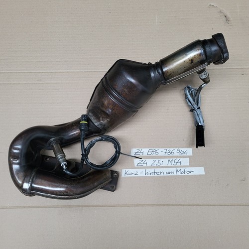 BMW Z4 E85 Katalysator hinten Abgas Krümmer kurz 7516736 Auspuff M54 Motor 2,5i