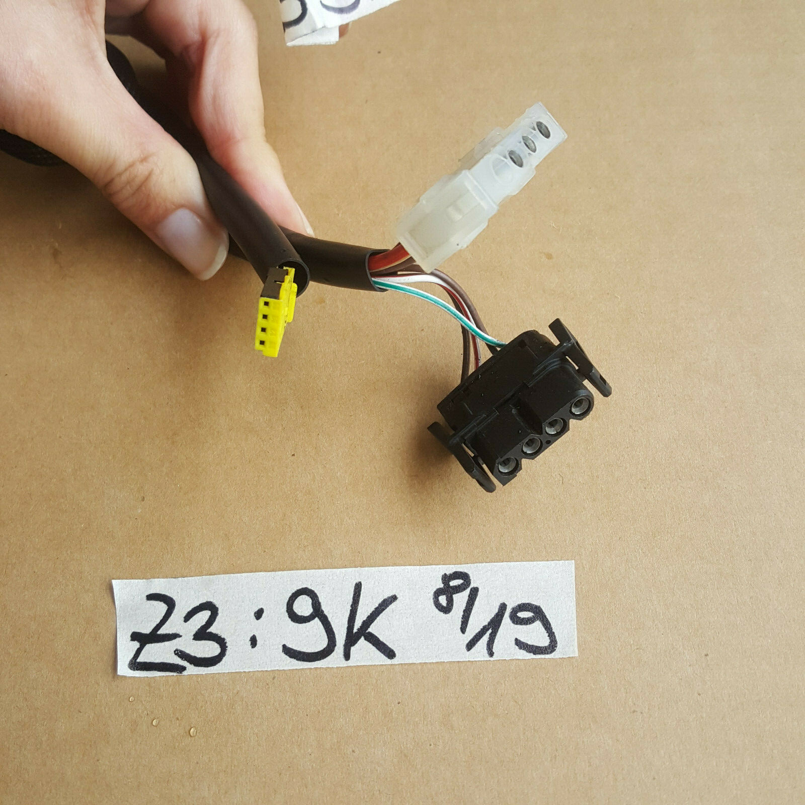 BMW E36 Z3 Sitz Stecker Anschluss Kabel abgeschnitten 9 Einzel Kabel