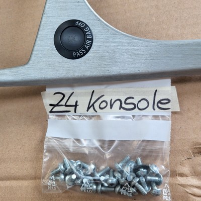 BMW Z4 E85 E86 Mittelkonsole Alu Verkleidung Aluminium Blende Kratzer  6961779