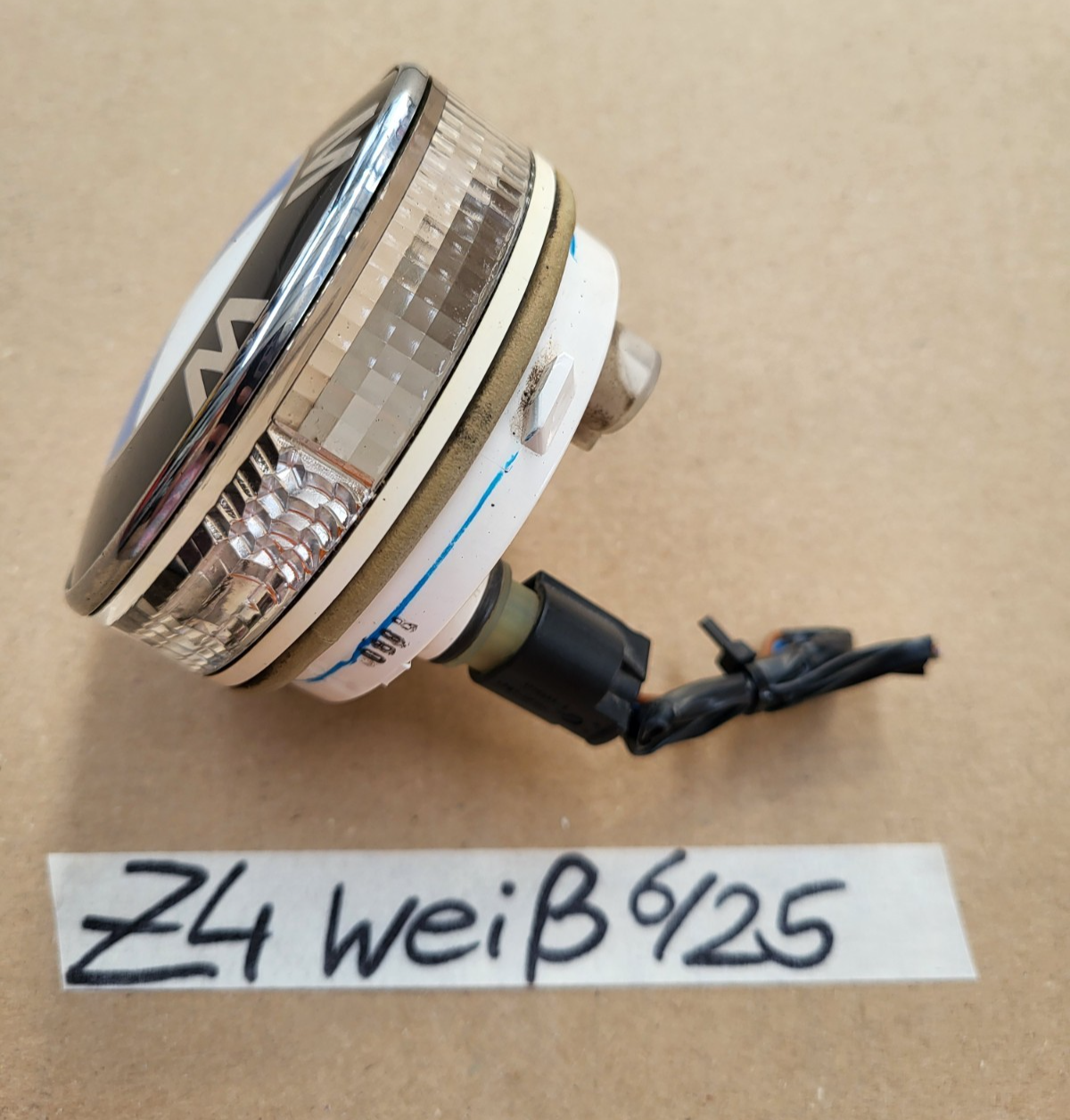 BMW Z4 E85 E86 Seiten Blinker weiß im Kotflügel VORNE RECHTS Beifahrer Seite