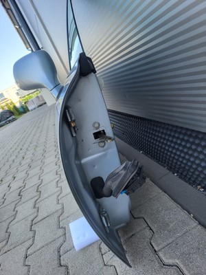 BMW Z3 Roadster Coupe Bei Fahrer Tür LINKS Arktis Silber Metallic ABHOLUNG