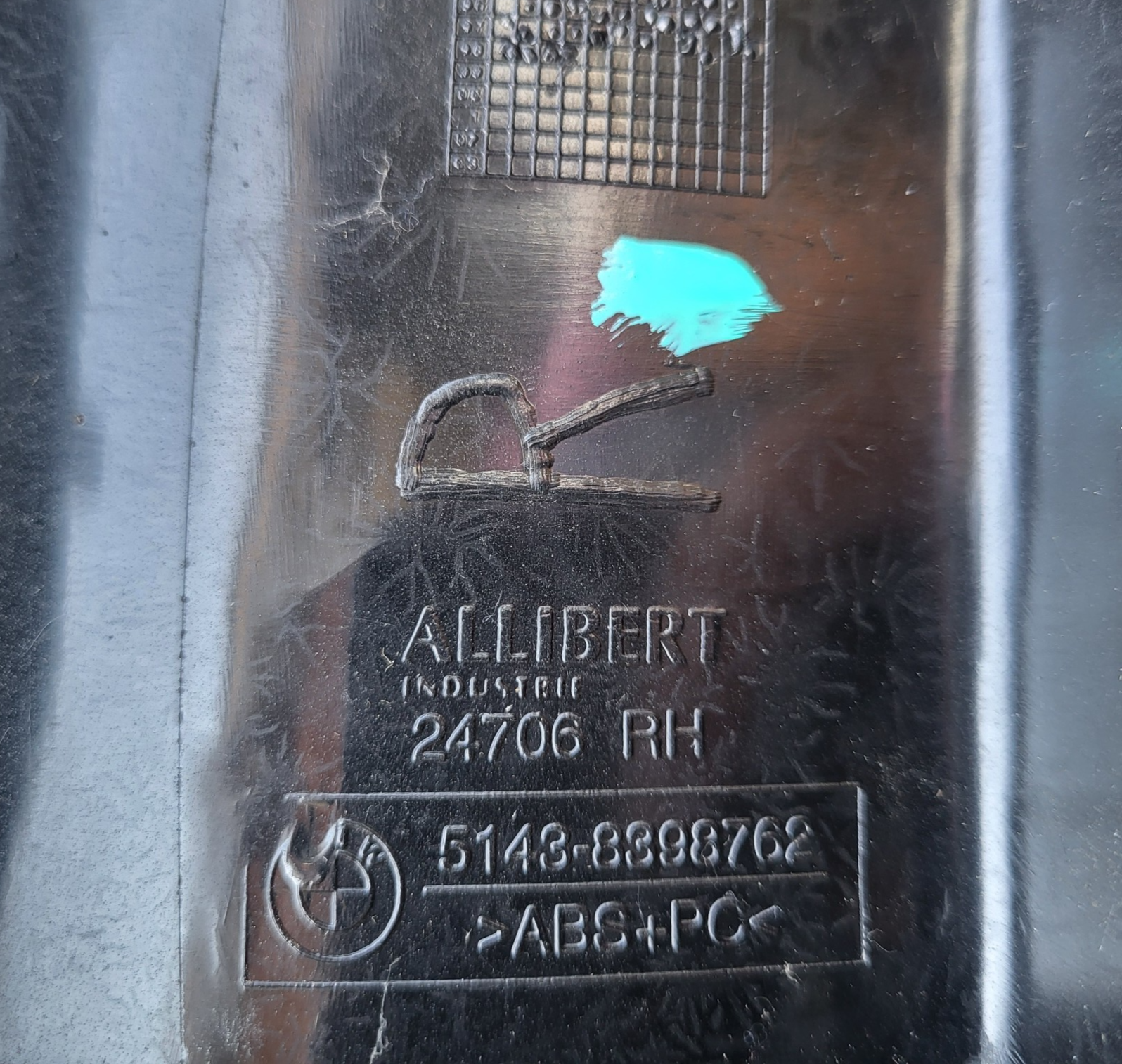 BMW Z3 Staufach Verkleidung OBEN Gurt Führung Rechts 8398762 + Links 8398761