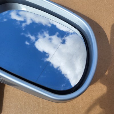 BMW Z3 Roadster Seiten Außen Spiegel Glas + Motor RECHTS Arktis Silber Metallic 