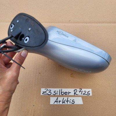 BMW Z3 Roadster Seiten Außen Spiegel Glas + Motor RECHTS Arktis Silber Metallic 