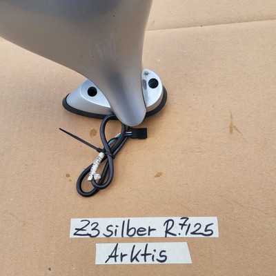 BMW Z3 Roadster Seiten Außen Spiegel Glas + Motor RECHTS Arktis Silber Metallic 