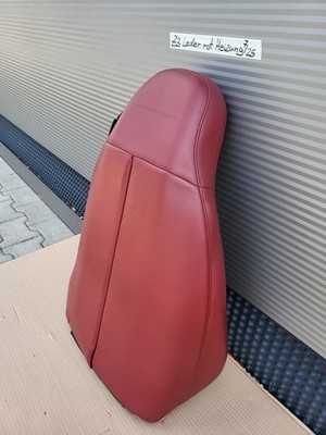 BMW Z3 Roadster Fahrer Sitz Oberteil Leder rot Rückenlehne Polster Sitzheizung 