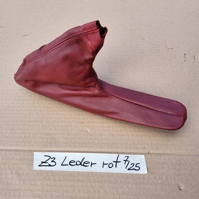 BMW Z3 Roadster Abdeckung für Handbremshebel Leder Sack Handbremse RHD Rot