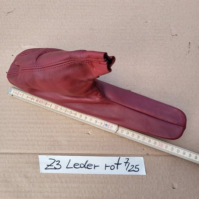 BMW Z3 Roadster Abdeckung für Handbremshebel Leder Sack Handbremse RHD Rot