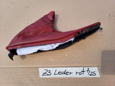 BMW Z3 Roadster Abdeckung für Handbremshebel Leder Sack Handbremse RHD Rot