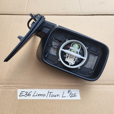 BMW E36 Limousine Touring Außen Seiten Spiegel Blau + Motor OHNE Spiegelglas