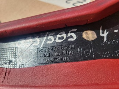 BMW Z3 Bumerang Verkleidung Mittelkonsole Blende rechts + links Voll Leder Rot