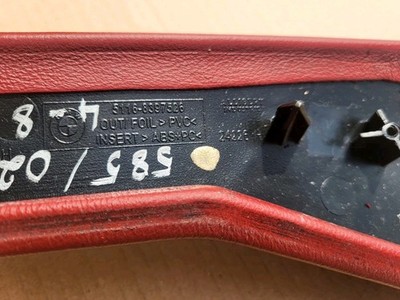 BMW Z3 Bumerang Verkleidung Mittelkonsole Blende rechts + links Voll Leder Rot