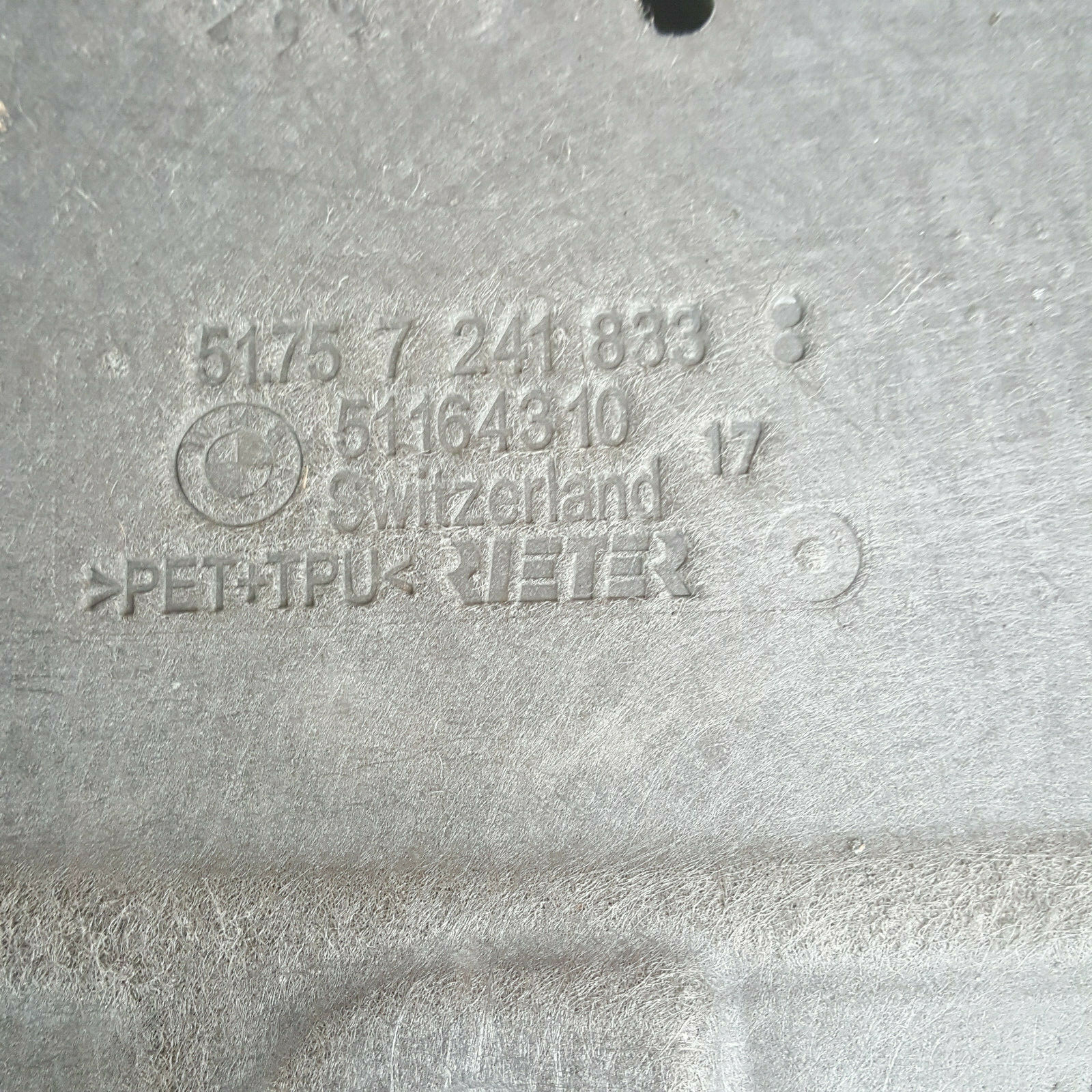 BMW F30 F31 F34 F35 F20 Unterbodenschutz Unterfahrschutz Links 7241833 ABHOLUNG