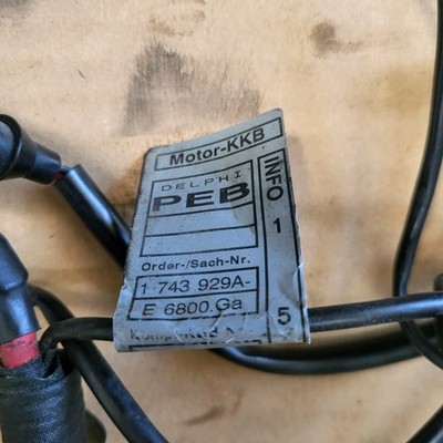BMW Z3 Kabelbaum Motor Zündmodul Bosch Motor Kabel M43 / 87 Kw 118 PS 1743929