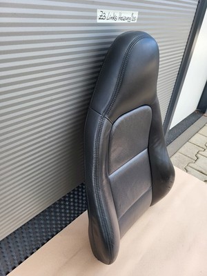 BMW Z3 Roadster Fahrer Sitz Oberteil  Leder Black Rücken Lehne Polster + Heizung