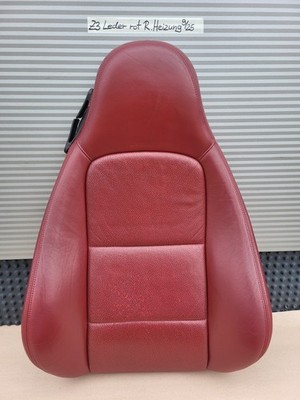 BMW Z3 Beifahrer Sitz Oberteil Leder rot Rückenlehne Polster Sitzheizung 