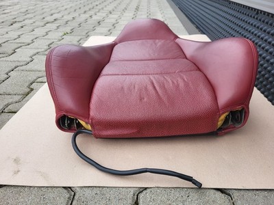 BMW Z3 Beifahrer Sitz Oberteil Leder rot Rückenlehne Polster Sitzheizung 