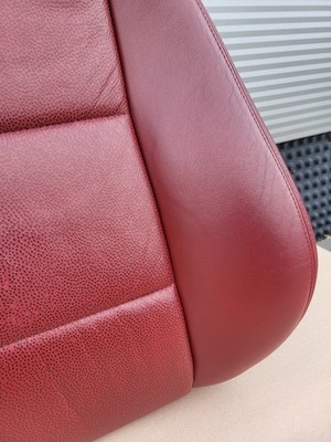 BMW Z3 Beifahrer Sitz Oberteil Leder rot Rückenlehne Polster Sitzheizung 