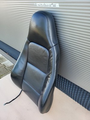 BMW Z3 Roadster Beifahrer Sitz Oberteil  Leder Schwarz Bezug + Polster + Heizung