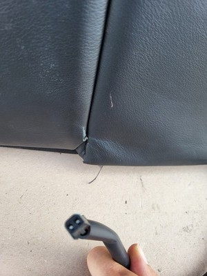 BMW Z3 Roadster Beifahrer Sitz Oberteil  Leder Schwarz Bezug + Polster + Heizung