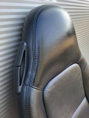 BMW Z3 Roadster Beifahrer Sitz Oberteil  Leder Schwarz Bezug + Polster + Heizung