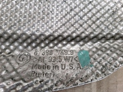 BMW Z3 Hitzeblech Wärmeisolierung Wärmeschutzblech 8398749