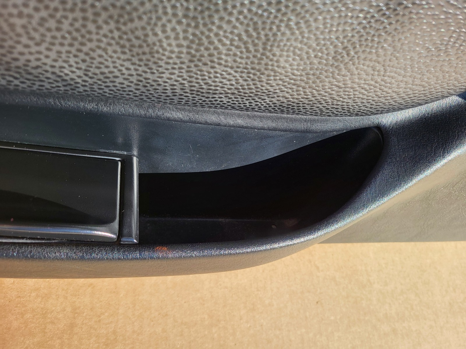 BMW Z3 Roadster  Tür Verkleidung Leder Dot Schwarz RECHTS + Tür Griff