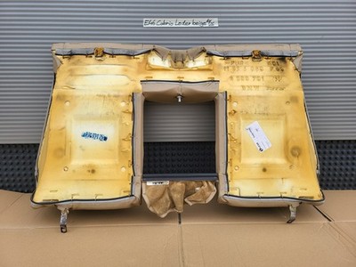 BMW E46 Cabrio Rückbank Rücksitz Bank Sitz Lehne HINTEN Leder Beige ABHOLUNG