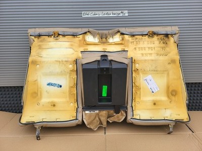 BMW E46 Cabrio Rückbank Rücksitz Bank Sitz Lehne HINTEN Leder Beige ABHOLUNG