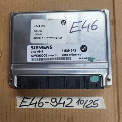 Modul BMW E46 / E39 Motor Steuergerät Grundsteuergerät DME 7509942