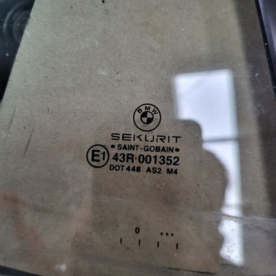 Original BMW E46 Cabrio Fensterheber Mechanismus + Motor + Scheibe Hinten RECHTS