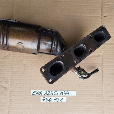 BMW E46 Auspuff Krümmer 7516731 Katalysator 325 i M54 mit 192 PS 7518674 Kurz