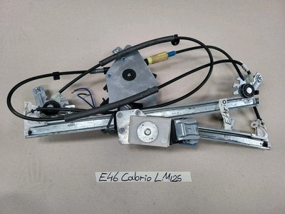 BMW E46 Cabrio Coupe Fensterheber Mechanismus Motor + Gestänge LINKS = Fahrer 