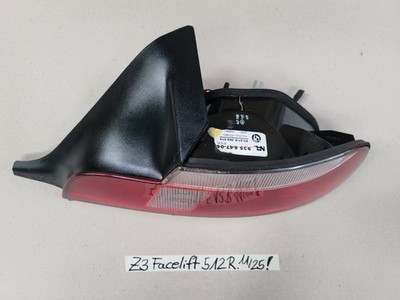 BMW Z3 Roadster Rückleuchte Rücklicht Bremslicht 8384512 RECHT rot weiss Kratzer
