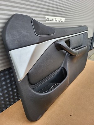 BMW Z3 Roadster Tür Verkleidung Leder Schwarz RECHTS + Griff + Alu Blende